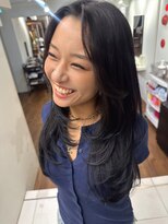 インビテーション(invitation)&nbsp;ハッシュカット ハイレイヤー レイヤーカット 地毛風カラー