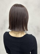 ワンラヴェストヘアオルシェット 長野駅(One Lovest Hair olchette)&nbsp;まとまりと艶が続く髪質改善ボブカット/ラベンダーグレージュ