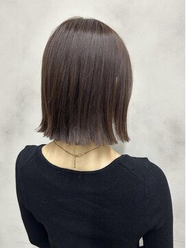 ワンラベストヘアオルシェット(One Lovest Hair olchette) まとまりと艶が続く髪質改善ボブカット/ラベンダーグレージュ