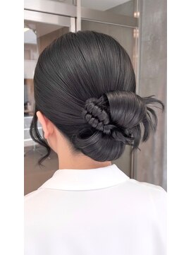お呼ばれパーティーヘアセット12/ヘアメイク/アレンジ/髪質改善
