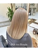 やわらかミルクティーブロンド