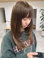 ビスポーク(BESPOKE)&nbsp;小顔レイヤーカット赤み消しナチュラルオリーブ