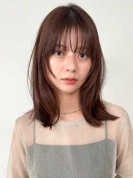 トレス(TRESS) セミロング ニュアンスレイヤー 透明感ブラウン 表参道