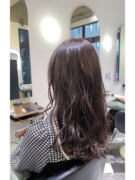 ルルディ バイ アフロディーテ銀座(luludi by APHRODITE) ピンクベージュ/アンブレラカラー/クールショート/前髪/銀座