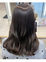 ケンジ 平塚ラスカ店(KENJE) ブラウンベージュ/ブラウンカラー/顔まわりカット/平塚