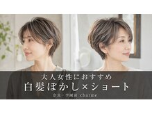 白髪が多くなってきたけど白髪染めは痛むし毎月染めるのも大変、、。そんな時には白髪ぼかしハイライト！