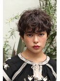 外国人風大人可愛いショートパーマ
