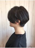 暗髪 黒髪 &nbsp;大人ナチュラル小顔ショートボブ吉祥寺
