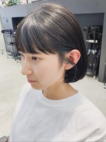 テトヘアー(teto hair) ボブ ミニボブ 黒髪 ベージュ ショート