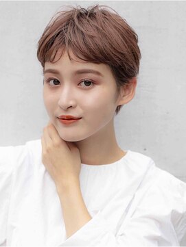 ヘアサロン ガリカ 表参道(hair salon Gallica) 《SAKI》おしゃれナチュラル耳かけマッシュ☆チョコレートカラー