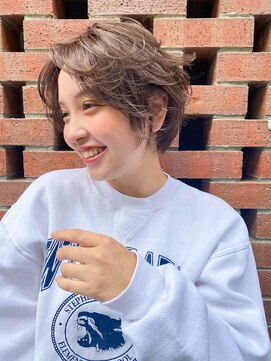 ヴェルダ 池袋店(verda) マニッシュショート×パープルベージュ◎yamamoto