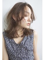 コス(kos) 【nanuk*UEKI】ミディアムウルフ*ニュアンスパーマ