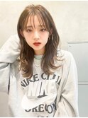 Siena 渋谷 シースルーバング×透明感グレージュ