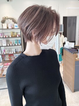 バンプ ギンザ(BUMP GINZA) 《30代40代》白髪ぼかしハイライト×前下がりボブ【イケダ】