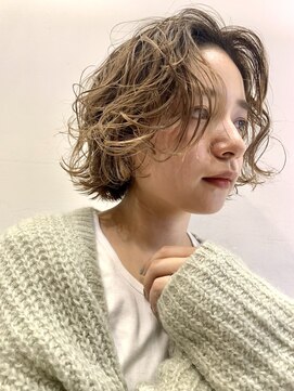 ブルーモスク トウキョウ(TOKYO) クリームパーマ×エッジカール