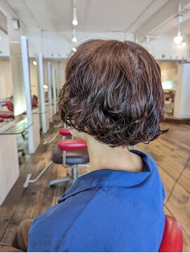 ピンク(PINK) ミニボブonパーマ