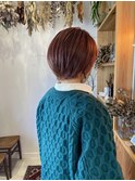 pink brown × short