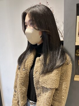 ラミエバイメルト 下北沢(lamie by melt) 村上/ぷつっとカットサイドバング顔まわりレイヤー前髪カット