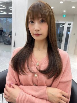 ロンド マーレ 天神大名店(Lond mare) 韓国巻き　くびれ巻き　顔まわりレイヤー　レイヤーカット　前髪