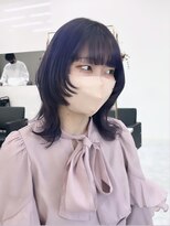 リル 溝の口(LiL) ミディアムウルフ×ラベンダー