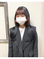 ガルボヘアー 名古屋栄店(garbo hair)&nbsp;#名古屋#栄#プルエクステ#ロングウルフ#インナーカラー