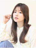 大人かわいい韓国風ゆるふわパーマレイヤー