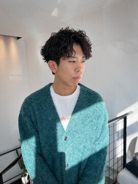 クオン 今泉(quon) 【RYUYA】men's 波巻きパーマ