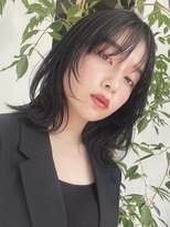 ノイ(noi) 顔周りレイヤーカットグレージュカラーくびれボブベージュカラー