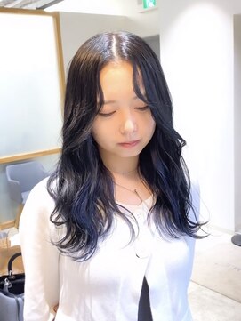 フレームプラス 御堂筋難波店(FRAME +) インナーパープル×ブルーブラック