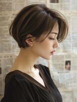 アルトリスト(Altruist Aging×HAIR&SPA)&nbsp;★ダークアッシュ大人ガーリーボブ着物似合わせカット/髪質改善