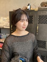 アチーブリス(achieve Liss)&nbsp;ミニボブ×暗めカラー×こなれショート20代30代40代艶感