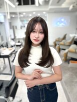 アマトウキョウ 表参道(AMA TOKYO)&nbsp;前髪顔まわり韓国ヘアレイヤーカットサイドバンク2wayバンク韓国