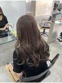 ヘーゼルベージュチョコレートブラウン透明感ブラウン
