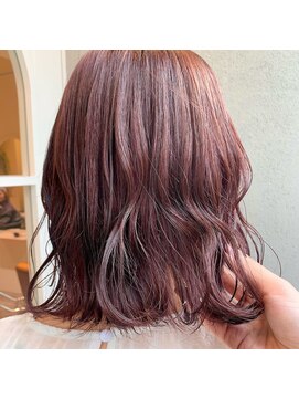 バブー バイ ビューティービースト 沖縄店(ba-boo by beauty:beast Academy) ピンクブラウンカラー!