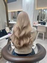 ロンド レア 天神大名店(Lond Le’a)&nbsp;ダブルカラーベージュカラーケアブリーチハイトーンカラー韓国