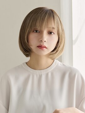 タヤ イオン新百合ヶ丘店(TAYA) 大人可愛い20代30代切りっぱなし外ハネナチュラルボブ