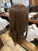 デビュー ヘアーメイク&nbsp;ホワイトグレージュ/デジタルパーマ/チェリーブラウン/宜野湾