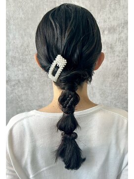 スタイル 横浜(STYLE) 結婚式お呼ばれ編みおろし／ヘアセット/ふわふわ/アレンジ