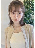 切りっぱなしボブ