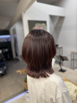 プレビア 上尾店(PREVIA) くびれボブ☆ピンクブラウン