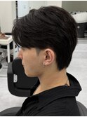 韓国風ショートセンターパート