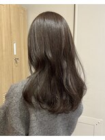 ローレンジウ(LOREN JU)&nbsp;ミディアムヘア/暗めカラー/グランマッシュ/名駅/レイヤーカット
