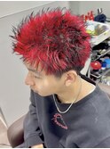 メンズスパイキーショートアクティブショートエンドカラー大宮