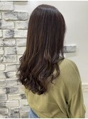 大人ガーリー/ダークアッシュ/似合わせカット/ミディアムレイヤ