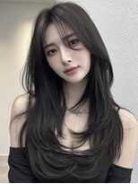 ノイズオオサカ 天王寺店(NOISM OSAKA)&nbsp;韓国風レイヤーカット/ロングレイヤー/ハッシュカット/10代20代