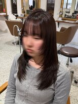 サンバイセライロ 千葉(SAN. by celilo)&nbsp;ミディアムハッシュ＊ピンクブラウン/千葉駅/MINA