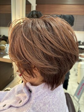 ブルーテーフ(Bleu Terre) 盛岡大人世代オススメ【上品ショートボブ】いつものボブに変化を