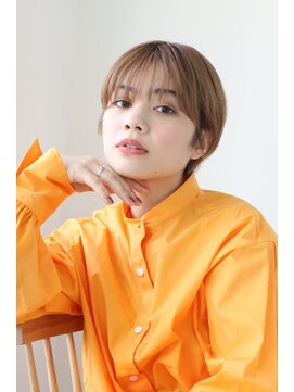 エクリ シセイドウ 麻布十番店(equri×SHISEIDO) 【麻布十番】大人の丸みショートスタイル