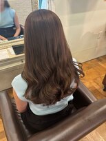 エクファ ヘア シェリル 草津 南草津店(ex-fa hair cherir) ミルクティーブロンド/ダークブルー/デジタルパーマ/南草津