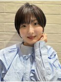 ハンサムショート大人ショート暗めカラーダークグレージュ